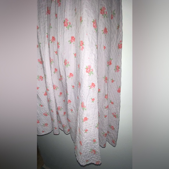 R.Vivimos Puff Sleeve Ruffles Square Neckline Floral Bridgerton Romantic Dress M - Picture 4 of 12